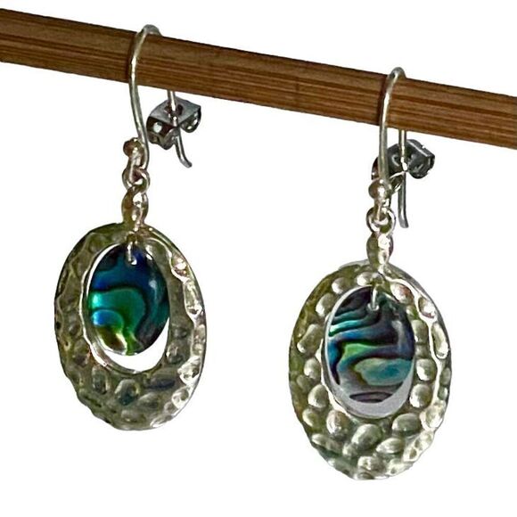 TG# #Sterling 925 Silver & Abalone Dangles - Picture 8 of 12